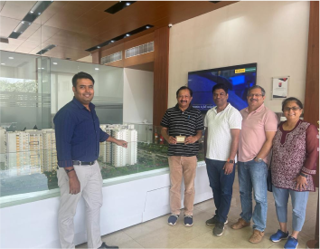 Customer handover and celebration